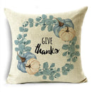 Big Blue Pumpkin Bike White Pillowcase Set for Home Decor - Axyaa