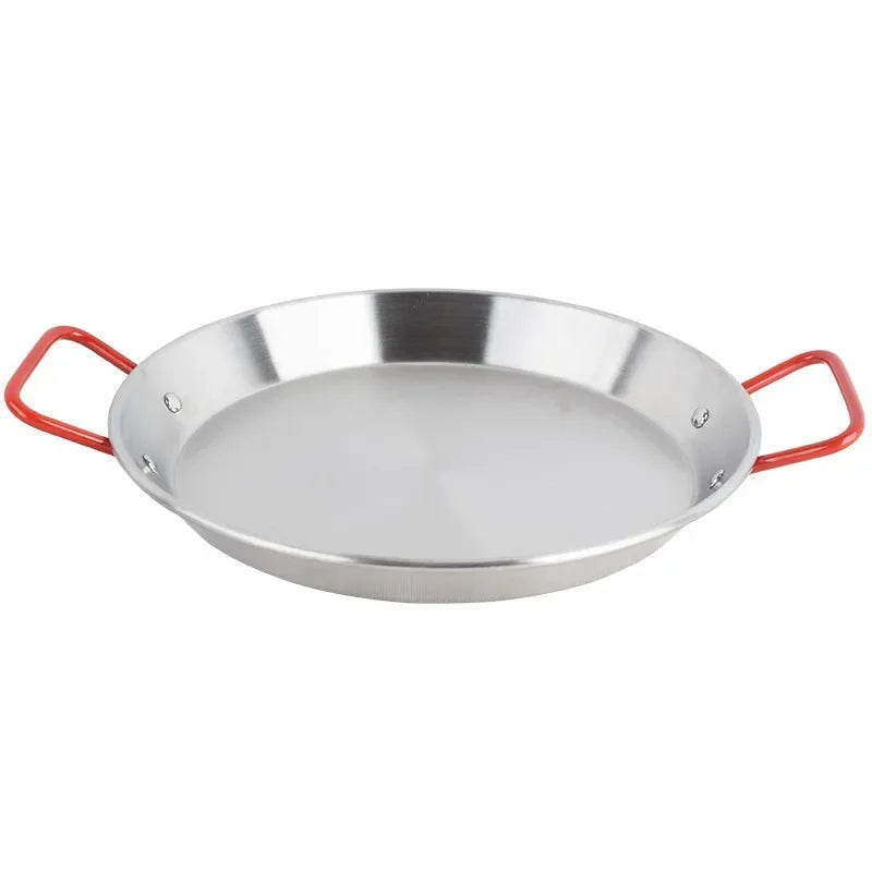 Axya Stainless Steel Paella Pan Seafood Chicken Cheese Cooker Fruit Sugar Pan
