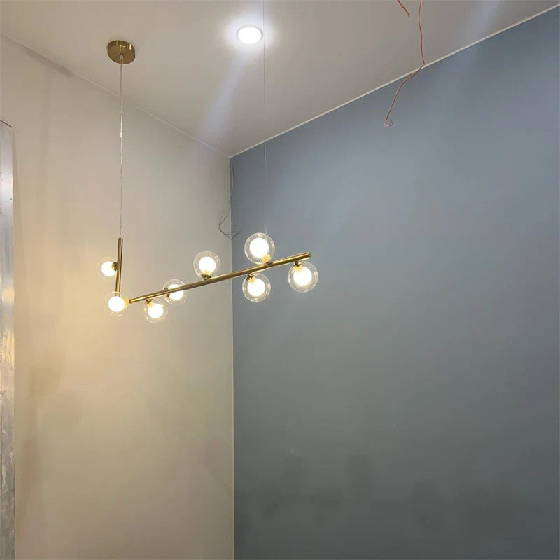 Axyaa Nordic Chandelier: Luxury Magic Bean Pendant Lamps for Modern Dining Room Decor
