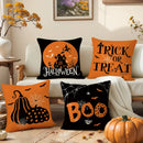 Axyaa Trick or Treat Halloween Pillowcase: Polyester Sofa Cushion Cover