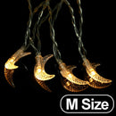 Axyaa Eid Star Moon LED String Lights Ramadan Decor