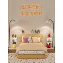 Axyaa Cute Apple Floor Lamp with Side Table, LED Light, Modern Decor for Small Living Room