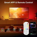 Axyaa TV Backlight Led Strip Light for 55-65 Inch TV Sync Music Vedio Ambient Lamps