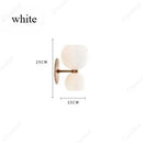 Axyaa LED Glass Wall Lamp for Living Room Bedroom Decor