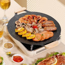 Axyaa Non Stick BBQ Grill Pan with Removable Handle