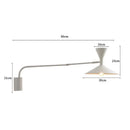 Axyaa Rotatable Wall Light for Living Room & Bedroom - Modern Design-E14 G9 Bulb
