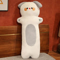 Axyaa Cartoon Dog Long Strip Pillow - Fun Bedroom Decor for Girls, Kids, and Men