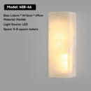 Axyaa Marble Wall Lamp: Designer Natural Copper LED Lighting for Various Rooms