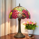Stained Glass Desk Light Axyaa Brand – Retro Country Style Bedside Table Lamp
