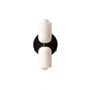 Axyaa French Cream Double Head Glass Wall Lamp – LED Indoor Home Decor