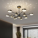 Axyaa LED Chandelier: Modern Smart Remote Ceiling Pendant Light