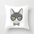 Axyaa Cute Animal Print Pillow Cover - 45X45cm