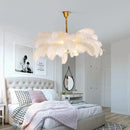 Axyaa Nordic Feather Chandelier LED Pendant Lamp for Romantic Home Decor