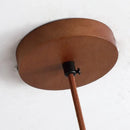 Axyaa Yellow Travertine Wood LED Pendant Light | Japan Style Hanglamp