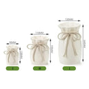 Axyaa Creative Plastic Bow Design Flower Vase for Stylish Home Decor