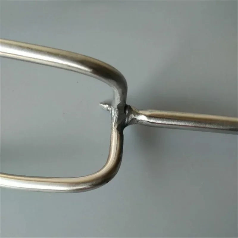 Axya Stainless Steel BBQ Meat Fork with Wooden Handle and Big Hooks
