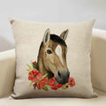Axyaa Nordic Animal Cushion Cover 45x45cm Linen Pillowcase