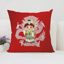 Axyaa Beijing Opera Face Changing Pillow Case 45x45cm for Sofa & Car Decoration