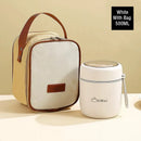Axyaa Stainless Steel Thermal Lunch Box with Spoon - Double Layer Bento Box