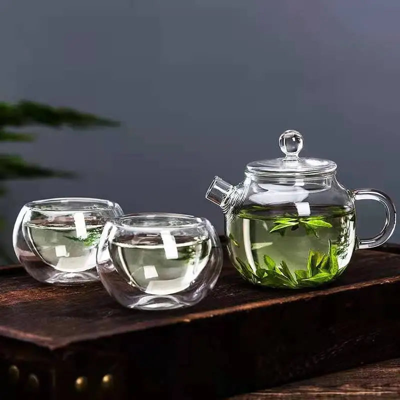 Axya 150ML Glass Teapot with Infuser and Lid