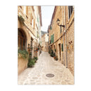 Tuscany Bellagio Town Canvas Painting by Axyaa - Mediterranean Rural Nordic Wall Art