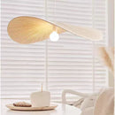 Axyaa Nordic Cloth Straw Hat Pendant Light Chandelier-Lamp for Dining Room