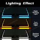 Axyaa LED DRL Daytime Running Light for Honda CRV CR-V 2023-2024 Dynamic Signal Fog