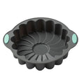 Axyaa 3D Spiral Silicone Cake Mold - Nonstick Pan for Birthday Desserts