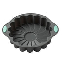 Axyaa 3D Spiral Silicone Cake Mold - Nonstick Pan for Birthday Desserts