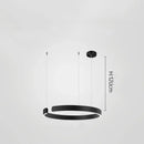Axyaa Designer Ring Pendant LED Chandelier for Home Decor Lighting