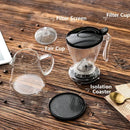 Axyaa Large Coffee & Tea Infuser - Hand Brew Drip Machine with Filter Holder
