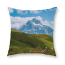 Axyaa Blue Sky Grassland Cushion Cover 45x45cm for Home Decor and Comfort