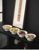 Axyaa Ceramic Heart Plate: Simple & Delicate Fruit, Snack, Chinese Tea Dish