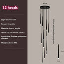 Modern Nordic Loft Roof Pendant Lights for Axyaa Brand Living Room Chandelier Lighting