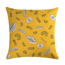 Axyaa Floral Bird Linen Pillowcase 45*45cm for Home Decor and Comfort