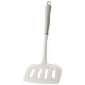 Silicone Wide Spatula with Wooden Handle by Axyaa - Non-Stick Cooking Tool