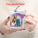 Personalized Photo Mug, Family, Kids, Lovers, Logo, Text Mugs by Axyaa