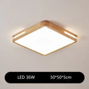Axyaa Nordic Wood LED Ceiling Light for Living Room & Bedroom