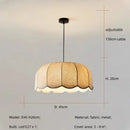 Axyaa Nordic Linen E27 LED Pendant Lights Chandelier - Minimalist Retro Style