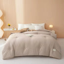 Axyaa Cotton Milk Fleece Winter Quilt - Thickened & Warm, Soybean Fiber, Spring/Autumn