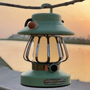 Axyaa Retro LED Camping Lamp: USB Rechargeable Night Light, 3 Colors Dimming