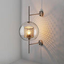 Axyaa LED Glass Wall Lamp: Modern Art Decor for Bedroom, Corridor, Restaurant, Bar, Staircase Lighting