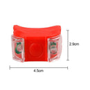 Axyaa Silicone Bike Light Set: Waterproof LED Front & Tail Lantern - Bright Flashlight