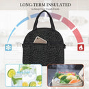 Axyaa Leopard Print Insulated Lunch Bag with Adjustable Strap for Women