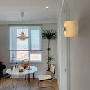 Axya Glass Orange Wall Lamp for Bedroom, Stairroom, Aisle - Simple Milky Light