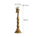 Axyaa Animal Shaped Wrought Iron Candlestick Ornament for Candlelight Dinner & Wedding