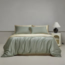 Axyaa Luxe Silk Bedding Set: Smooth Nude Sleeping Essentials