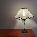 Axyaa Petal Lampshade Fabric Cover for Bedroom Chandelier Table Lamp