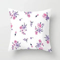 Axyaa Flower Butterfly Pattern Cushion Cover - Sofa Decoration Pillowcase