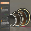 Axyaa LED Round Bathroom Mirror with Smart Anti-fog & RGB Backlit Colors